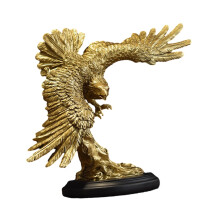 Statue d'aigle CUTICATE - Figurine - Cadeau créatif - Sculpture Feng Shui d'intérieur - Ornement d'aigle pour bureau, armoire, étagère, chambre