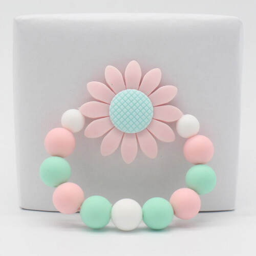 HAOAN Baby Teether Baby Teether Παιχνίδια οδοντοφυΐας σιλικόνης για βρέφη με καταπραϋντικό 1