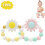 HAOAN Baby Teether Baby Teether Παιχνίδια οδοντοφυΐας σιλικόνης για βρέφη με καταπραϋντικό 1