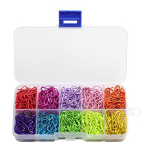 500pcs of One Box Creative Brooch Stylish Gourd Shape Clip Exquisite Tag Rope Pin Hanging Tag Pin for Home Clothes Shop Store (Rectangular Box)