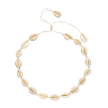 Verstellbare Halskette mit hawaiianischem Kaurimuschelanhänger, handgefertigter Schmuck für Damen – Geschenkidee