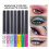 Ματ πολύχρωμο υγρό eyeliner, 12 χρώματα μακράς διαρκείας αδιάβροχο eyeliner επαγγελματικό 2