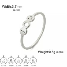 RSAMD Verlobungsringe „Ich liebe dich“ aus Edelstahl, romantischer Liebesbrief, Schmuck aus Edelstahl