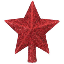 Ferencaa NICEXMAS Trésors Mini Étoile Rouge Pailletée Décoration de Sapin de Noël