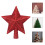 Ferencaa NICEXMAS Treasures Κόκκινο διακοσμητικό χριστουγεννιάτικου δέντρου με μίνι αστέρια 8