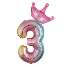 DĂ©coration en forme de chiffre Txmfgh100cm - Parfaite pour les fĂŞtes d'anniversaire et les cĂ©lĂ©brations d'anniversaire de mariage (Gonflable Ă