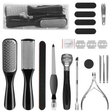 Kit de manicura profesional Atopoler 20 en 1: cortauñas de acero inoxidable, kit de herramientas de pedicura para viajes.