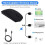 Mouse wireless reîncărcabil pentru MacBook Pro/Air, mouse Bluetooth pentru laptop/PC/Mac/compatibil cu iPad Pro/Computer 8