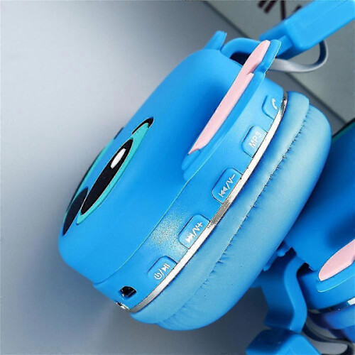 Ασύρματα ακουστικά Bluetooth Disney Lilo & Stitch για παιδιά, πτυσσόμενα, μαλακά μαξιλαράκια 2