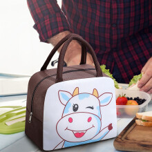 Sac à bento Maxiaoxia pour étudiant avec riz, sac à lunch portable isotherme, boîte à lunch fourre-tout pour l'école, le travail et les