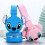 Ασύρματα ακουστικά Bluetooth Disney Lilo & Stitch για παιδιά, πτυσσόμενα, μαλακά μαξιλαράκια 2