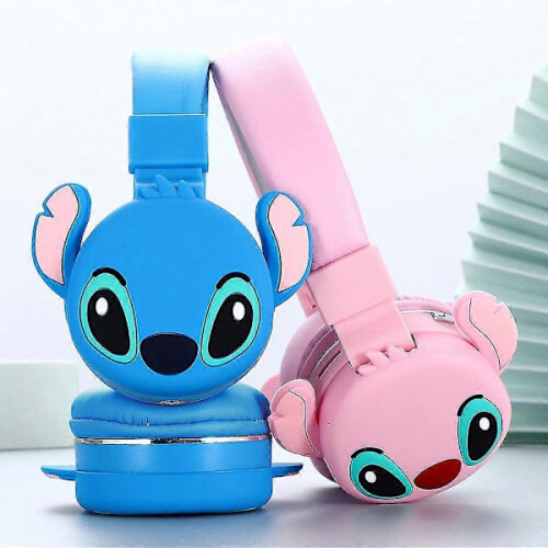 Ασύρματα ακουστικά Bluetooth Disney Lilo & Stitch για παιδιά, πτυσσόμενα, μαλακά μαξιλαράκια 1