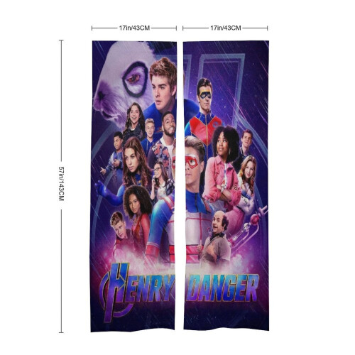 Κουρτίνα πόρτας Henry Danger, ταπετσαρία κουρτίνας πόρτας συσκότισης 34x57 ιντσών, 1