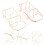 Guangmc 2PCS Sponge Holder Makeup Puff Rack Display Stand 6