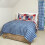 De Lakeside Collection Rustic/Lodge Blocks blauw-wit geruite quilt, kingsize 3