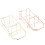 Guangmc 2PCS Sponge Holder Makeup Puff Rack Display Stand 7