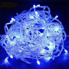 33ft 100 LED String Lights, Christmas Plug in Waterproof 8 Modes Decorative Lights for Home Garden Christmas Tree Wedding Party Bedroom, Blue