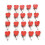 40 pcs/pack small clothespins with heart 25 mm 1