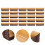 Eease 25pcs Paper Bread Loaf Pan Disposable Bakery Pastry Pans for Quick Bread 3