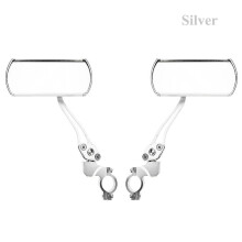1 pair Bike Mirrors, Classic Cycling Bicycle Rear View Mirror, Handlebar Flexible,Safety Rearview for Mountain Road Bike