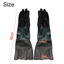 Sandblasting Gloves 25.5X11.8Inch Work Gloves for Sandblaster Sand Blast Cabinet