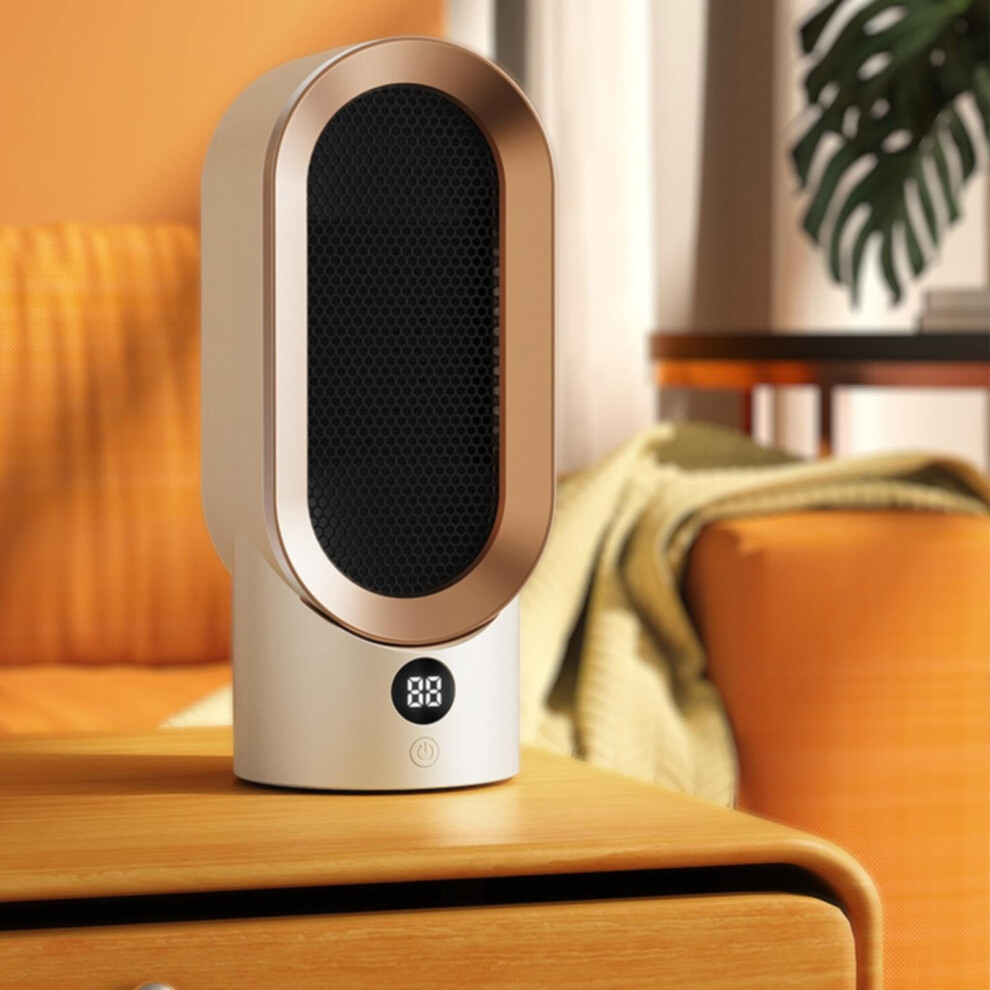 Wmhsylg Air Heater 800W/500W With Temperature Control, Quiet Ceramic Fan Heater For Home, Bedroom, Office, Compatible With Indoor Use 9110895196786