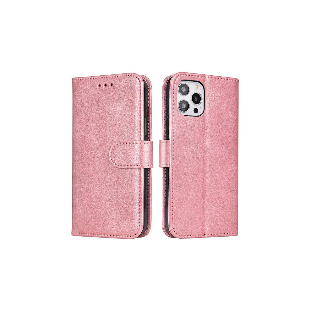 Compatible With Iphone 15 Pu Leather Case - (2 Card Slots) Rose Gold 9071309690279