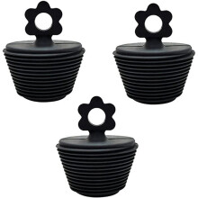 3Pcs Universal Tub Stopper, Silicone Bathtub Stoppers Bathtub Drain Plug, Suitable for Kitchen Bathroom Bathtub Sink