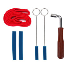 WALFRONT Piano Tuning Hammer Mutes Temperament Strip Tools DIY Fixing Kit Set,Piano Mute, Piano Tuning Kit