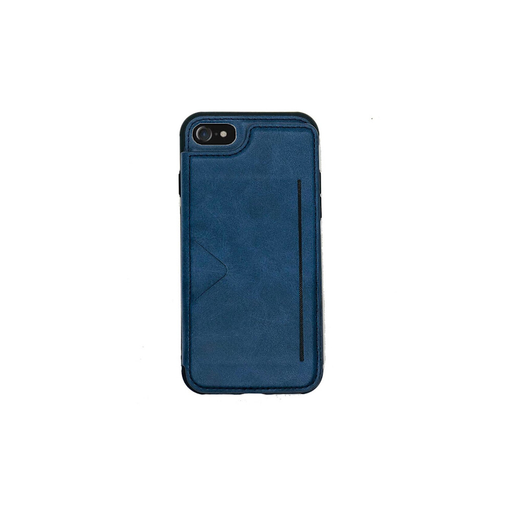Compatible With Iphone 7 - Stylish Shockproof Case With Card Slot (Hanman) Dark Dark Blue 9425574791894