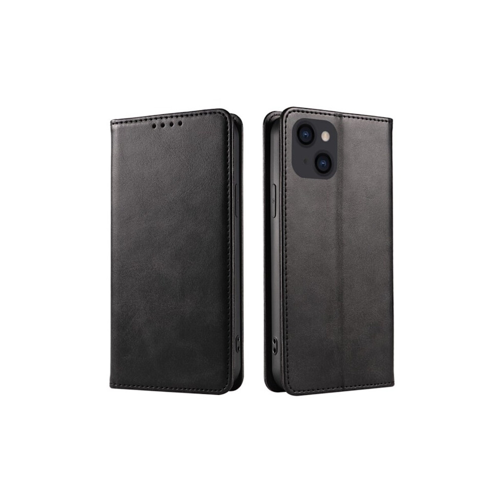 Wallet Stand Phone Case Cover For Compatible With Iphone 15 Plus - Black 9425574791665