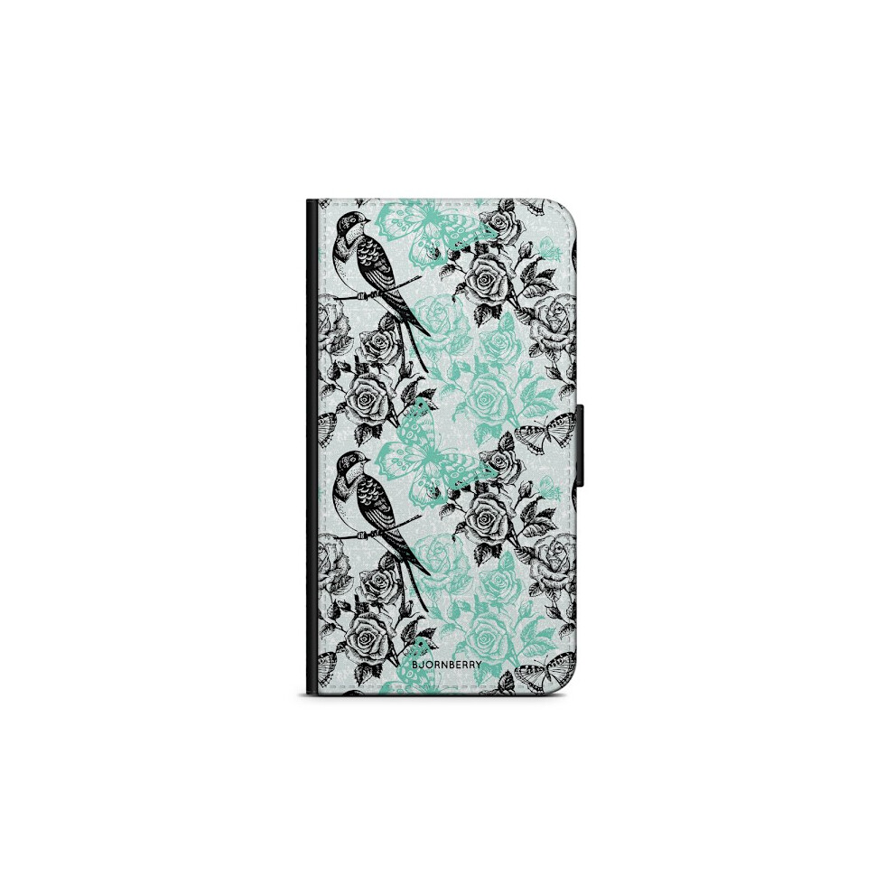 Bjornberry Case Compatible With Sony Xperia Xz / Xzs - Birds & Roses 9425574791795