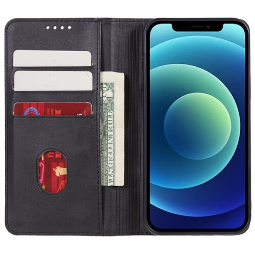 Plånboksfodral för telefon kompatibel med iPhone 15Plus - Svart 2