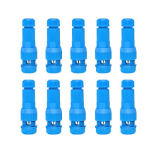 FloHua Lot de 10 connecteurs à perforation rapide pour éclairage de terrasse, connecteurs de câbles pivotants sans vis, compatibles avec les