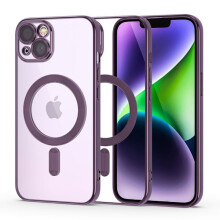 Tech-Protect kompatibel mit iPhone 14 Hülle MagSafe MagShine Violett