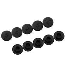 chidgrass10 stycken sexkantiga bultar, skruvskydd, plast, universal- och muttersats, mountainbike-skruvsats, cykelkomponenter, M6, svart