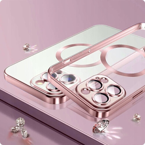 Tech-Protect kompatibel mit iPhone 14 Hülle MagSafe MagShine Violett 1