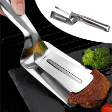 Spatule à pince antiadhésive en acier inoxydable Capino, spatule à poisson, spatule à retourner le poisson, spatule à steak pour la cuisine.