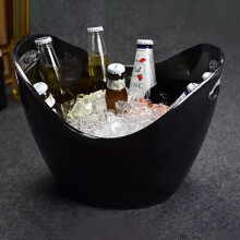 Kayannuo Back to School Clearance Plastic 4 Liter Champagne Bucket Oval Single Wine Beer Ice Bucket Ice Pellet Bucket
