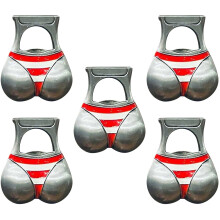 5 stycken bikinis ölöppnare kreativ flasköppnare nyhet ölflasköppnare rolig flasköppnare