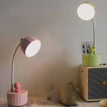 Lampe de bureau LED Jacenvly avec flexible réglable à l'infini, éclairage de protection des yeux pour la chambre, la salle de bain, la lecture