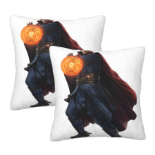 Housses de coussin en peluche Doctor Strange - Douces et moelleuses, lot de 2 pour canapé, fauteuil, décoration intérieure