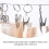 10 Pcs Rustproof Window Curtain Clips with Ring Vintage Hooks Rings 5