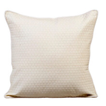 Housse de coussin de chaise 35 x 35 cm, simili cuir blanc, compatible avec les coussins 35 x 35 cm, housse de coussin décorative faite main, couleur