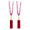 Lot de 2 embrasses de rideaux à pompons et perles décoratives 2