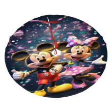 Jupe de sapin de Noël Mickey Mouse pour sapin de Noël et décorations de sapin de Noël pour les fêtes