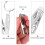 10 Pcs Rustproof Window Curtain Clips with Ring Vintage Hooks Rings 3