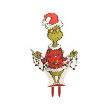 Decorazioni natalizie TOFOTL in saldo, decorazioni natalizie del Grinch, inserto per cartello decorativo da giardino, decorazioni per esterni