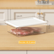 Boîte de rangement pour la cuisine, boîte de congélation hermétique, récipient de conservation alimentaire compatible avec un organiseur de