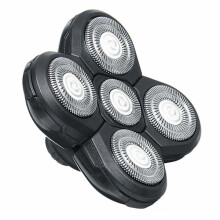 Replacement Shaver Head, 5-Head Beard Trimmer, Universal Electric Shaver Shaver Head for Head, Face